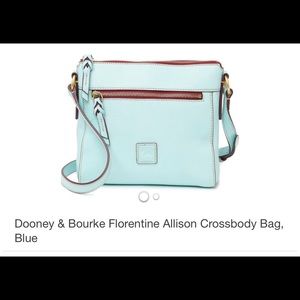 Dooney and Bourke Allison Crossbody pale blue
